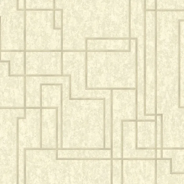 Beige Embossed Wallpaper – 3D Abstract (1202-2) Beige Embossed Octagon Adawall Wallpaper 1202-2